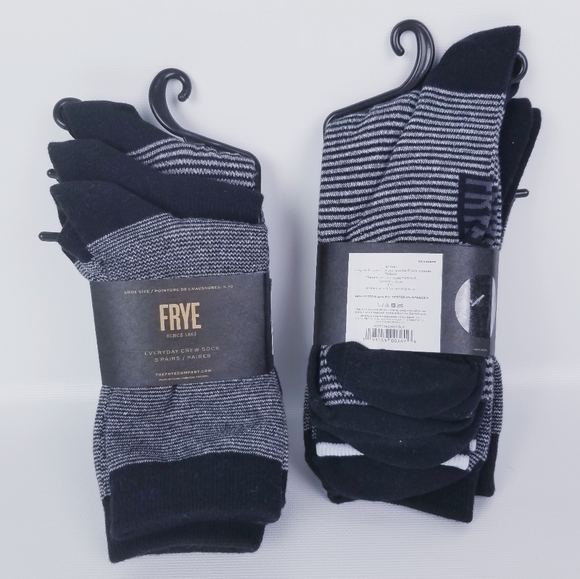 Frye Other - Frye 3 Pack Every Day Crew Socks Durable